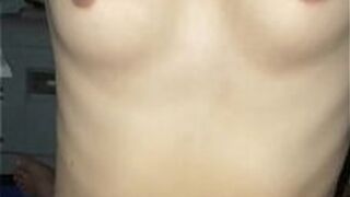 Innocent TEEN 18 gets horny and asks for anal sex. She loves having her small tits caressed porn video